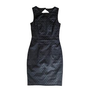 H and M Bodycon Cocktail Patterned Event Mini Dress Size 4
